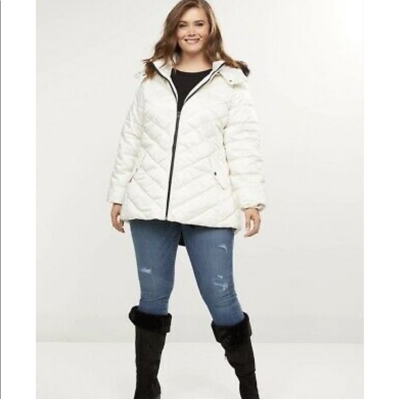 🍐🆕LB White puffer jacket - Picture 3 of 4